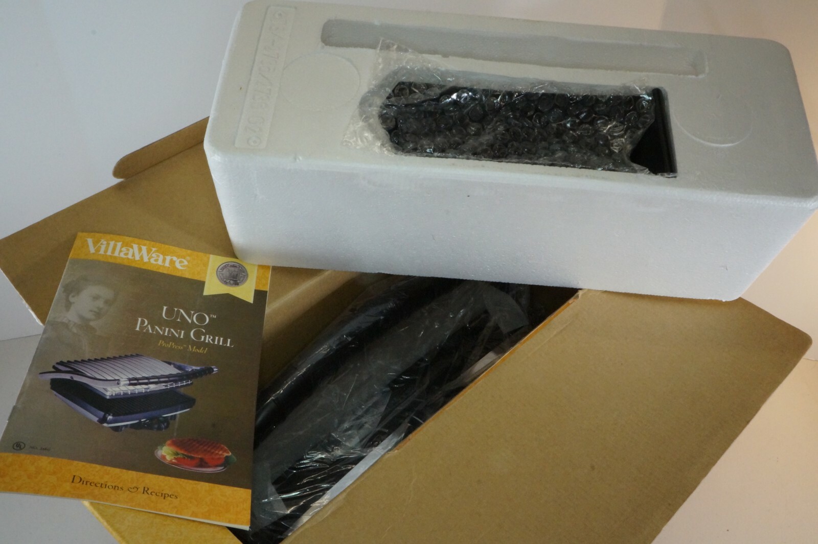 Villaware V2160 UNO ProPress Panini Grill Commercial Style 11