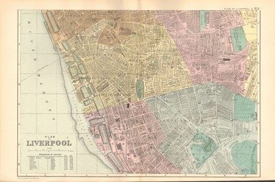 Pre-1900 - Map Of Liverpool - Vatican