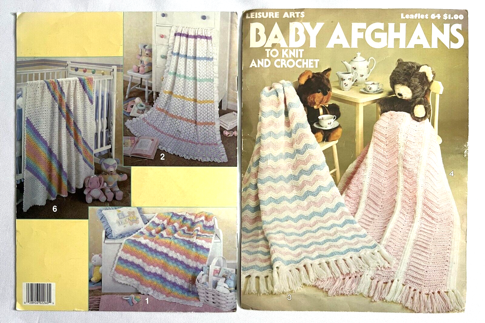 Crocheted Patterns Books Rainbow Baby Afghans & Baby Afghans Fan Shell Ripple +