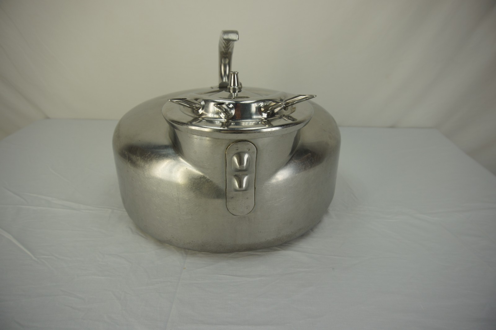 Vintage Babson Bros The Surge Milker Stainless Steel Can & Lid