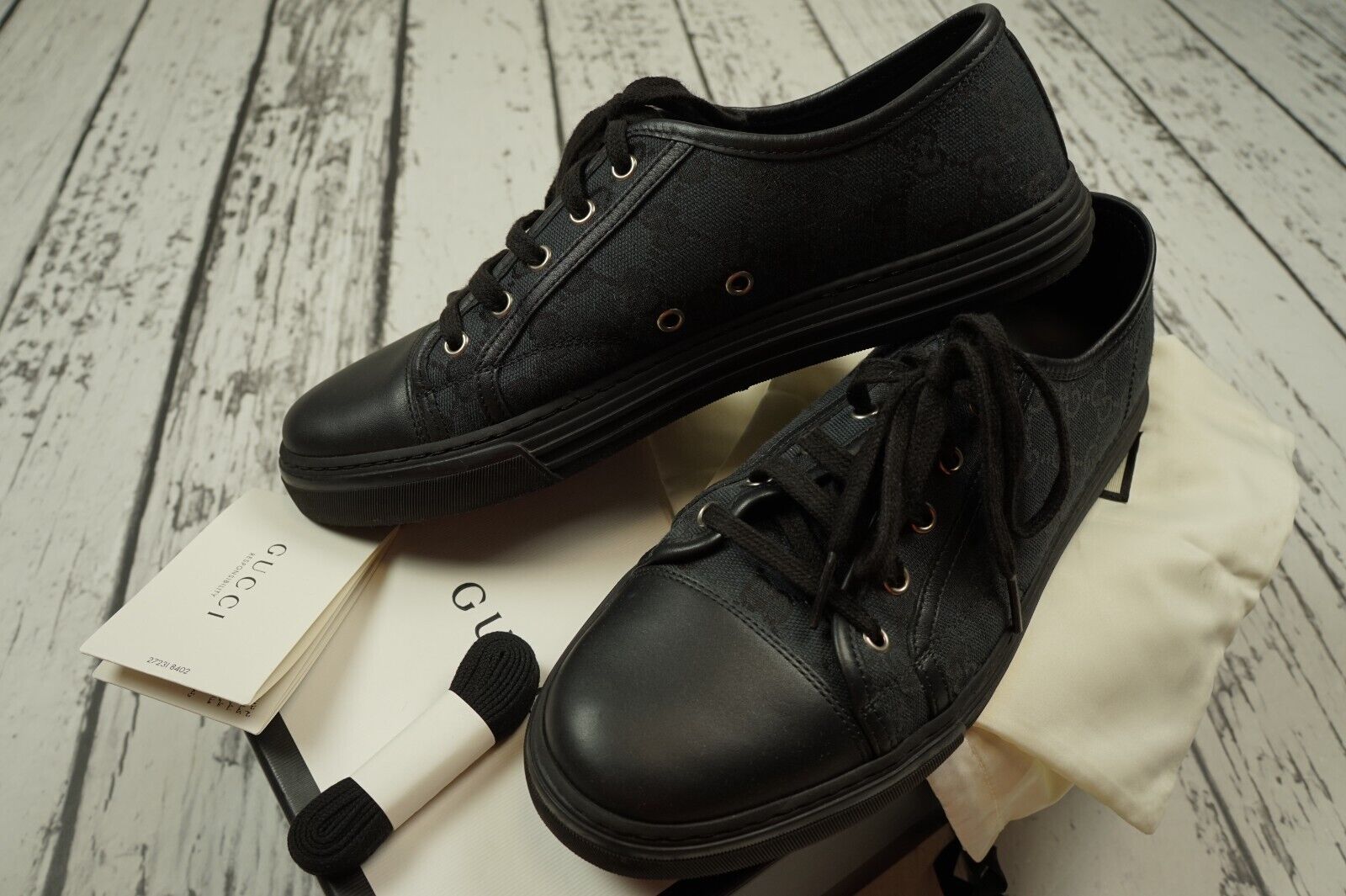 GUCCI ace sneakers in gg print fabric 426189 KQWM 0948 black GUCCI ace sneakers in gg print fabric 426189 KQWM 0948 black