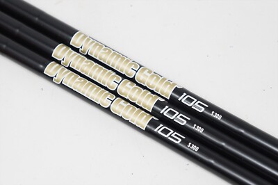 3) New True Temper Dynamic Gold 105 Black Onyx S300 Stiff 37