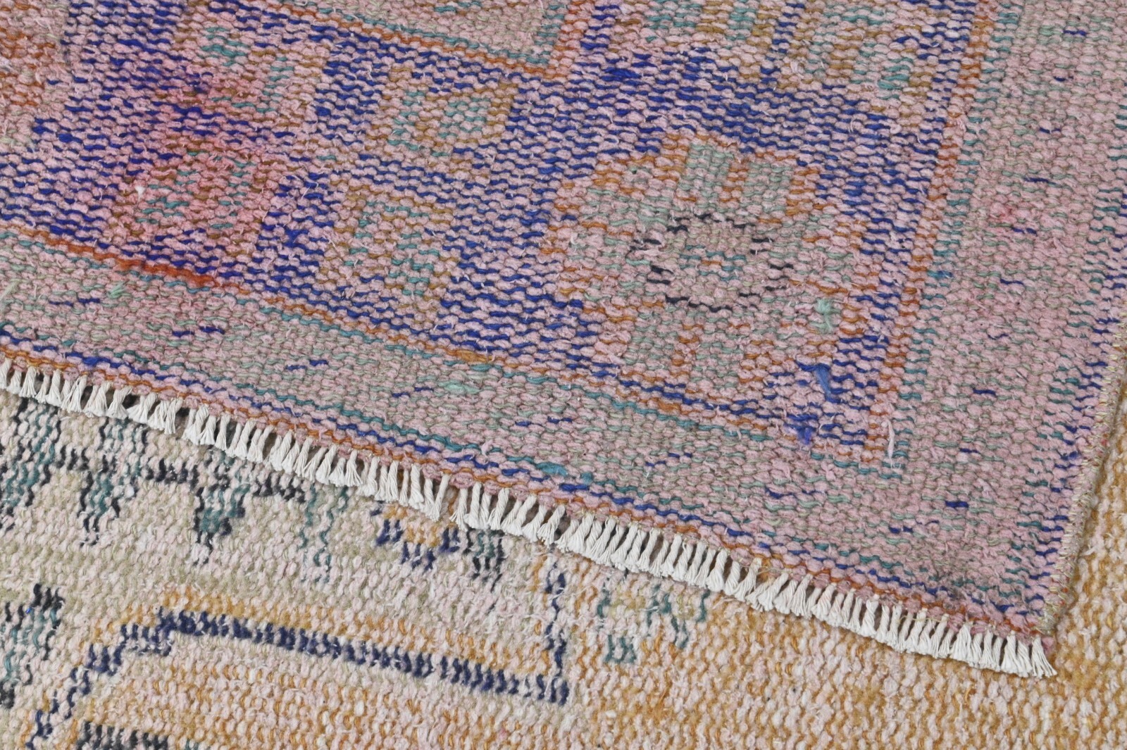 Oushak Turkish Vintage Rug 6x10 Kilim Rug Anatolian Handmade Boho Decor ORANGE