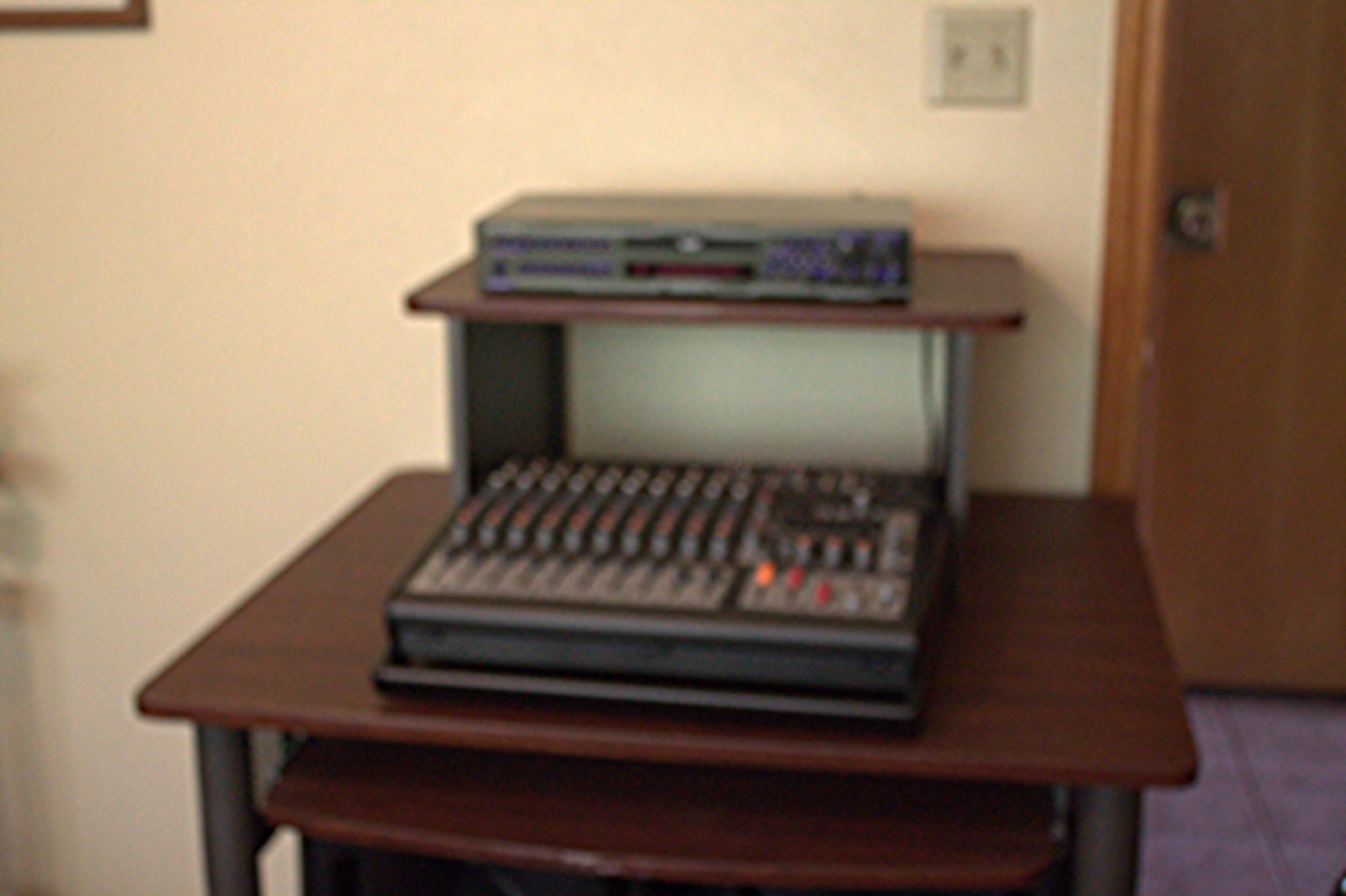 PA System Mains & Monitors 3-Tripod Stands 6-Mics 6-20 ft Mic Cable- Mixer Bag