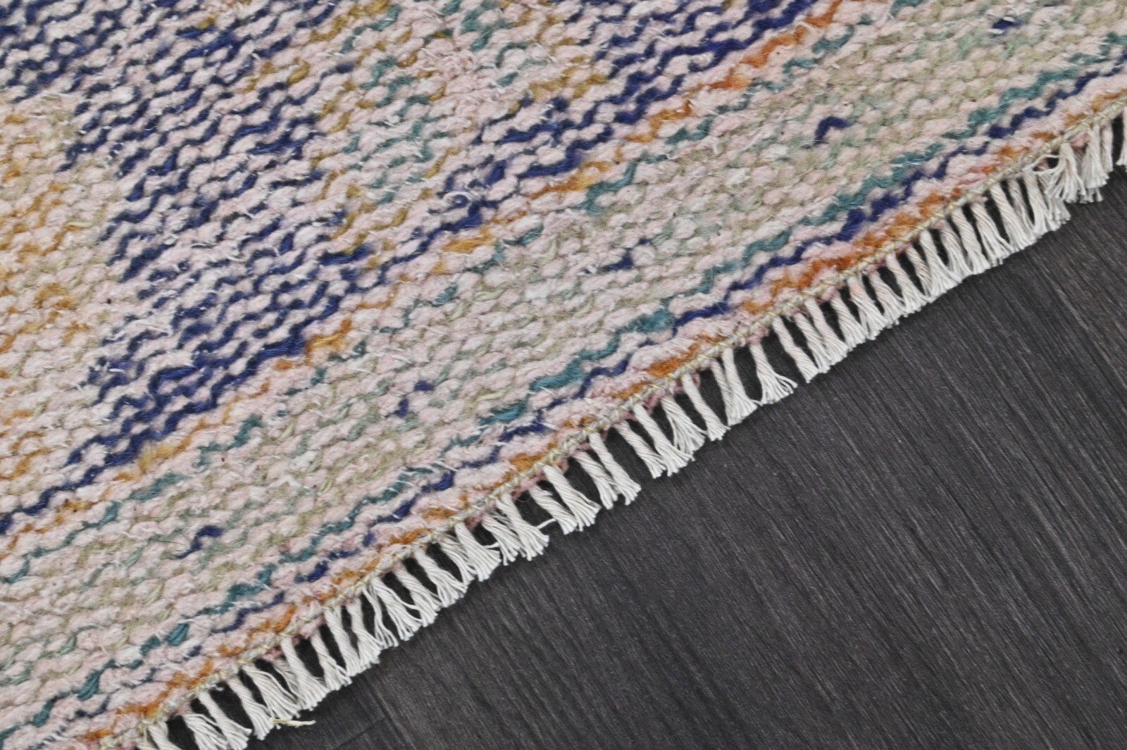 Oushak Turkish Vintage Rug 6x10 Kilim Rug Anatolian Handmade Boho Decor ORANGE