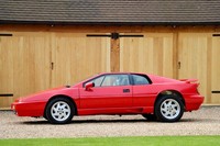 Lotus Esprit Turbo, 1987.  Calypso Red with full black leather and factory targa