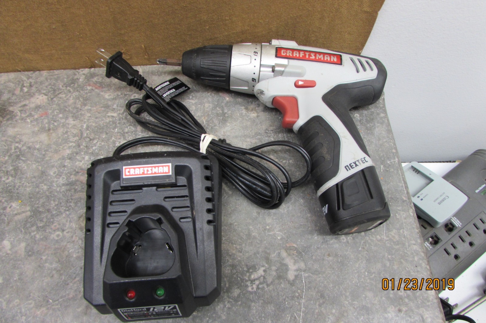 Craftsman 320.10003 Nextec 12V Volt Li-Ion 3/8