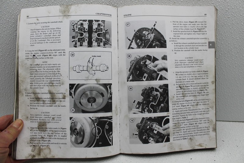 1983-1985 HONDA 700-1000CC V45 INTERCEPTOR REPAIR SERVICE MANUAL BOOK