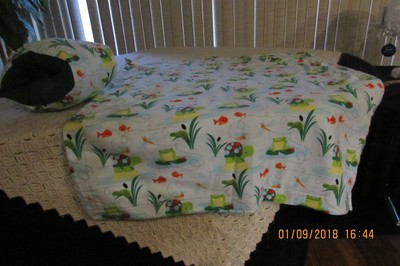 Nursing/Arm Support Pillow and Matching Mat/Blanket.