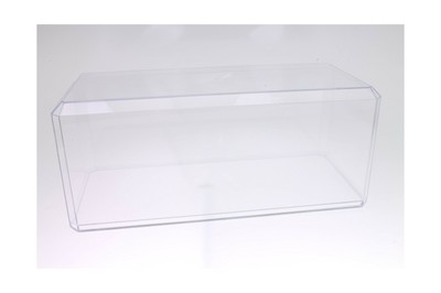 Pioneer Plastics 1/18 Scale Clear Plastic Display Case Stackable 1-Pack Limited