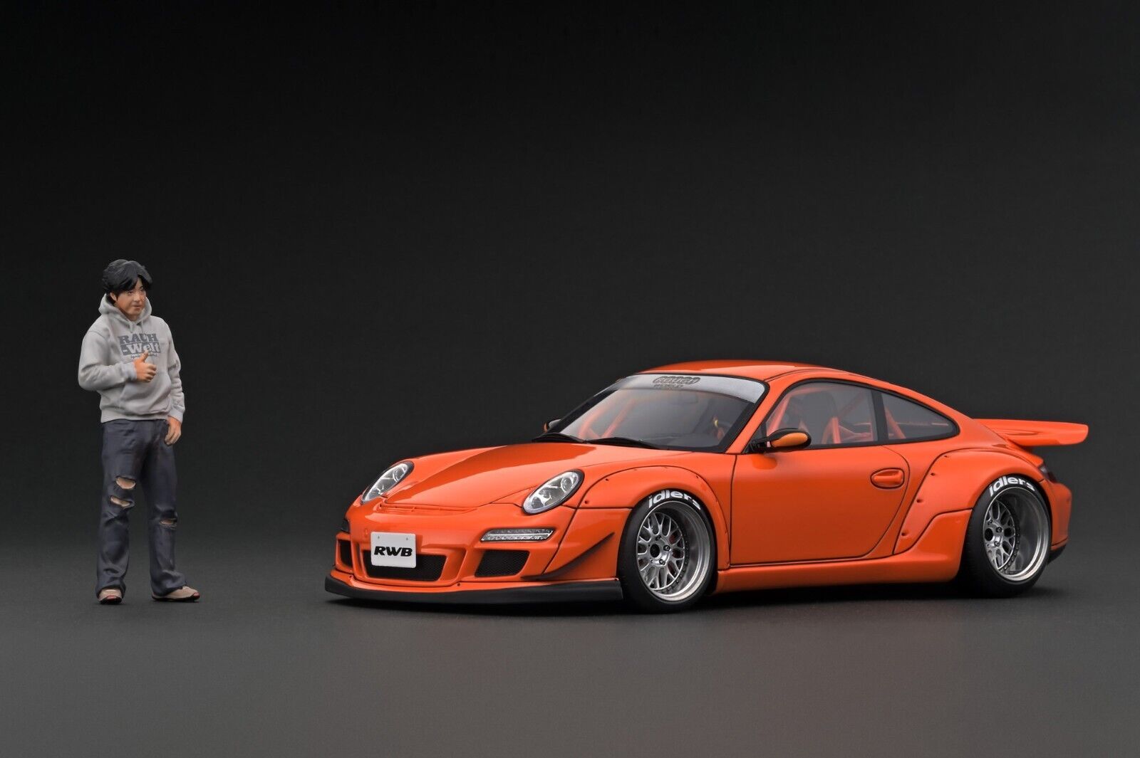 Ignition Model 1/18 RWB 997 GT3 Orange with Mr. Nakai | eBay Ignition Model 1/18 RWB 997 GT3 Orange with Mr. Nakai | eBay