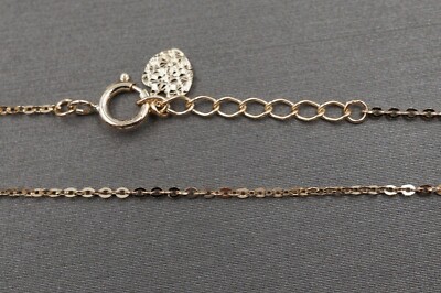 14K Solid Yellow Gold Fancy High Polished Sideways Cross Bracelet. 7" + 1"