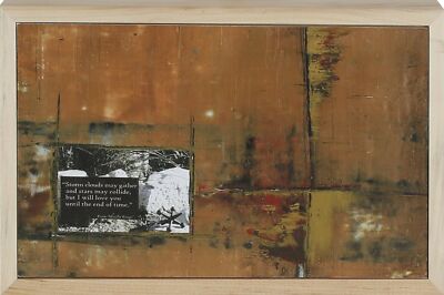 ArtMaison.ca ''Storm Clouds May II'' Art Block Decorative Accessory, 8-Inches W...