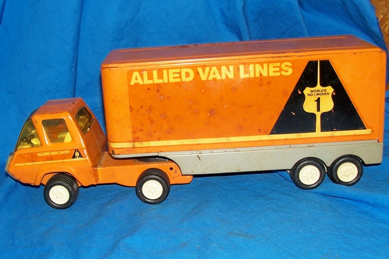 vintage allied van lines toy truck