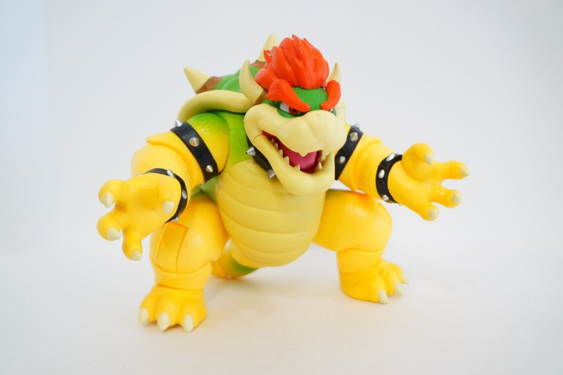 Super Mario Bros Movie Fire Breathing Bowser Action Figure Jakks