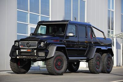 Cars 2013 brabus mercedes benz g63 amg 66 w463 pickup Desk Mat Stitched