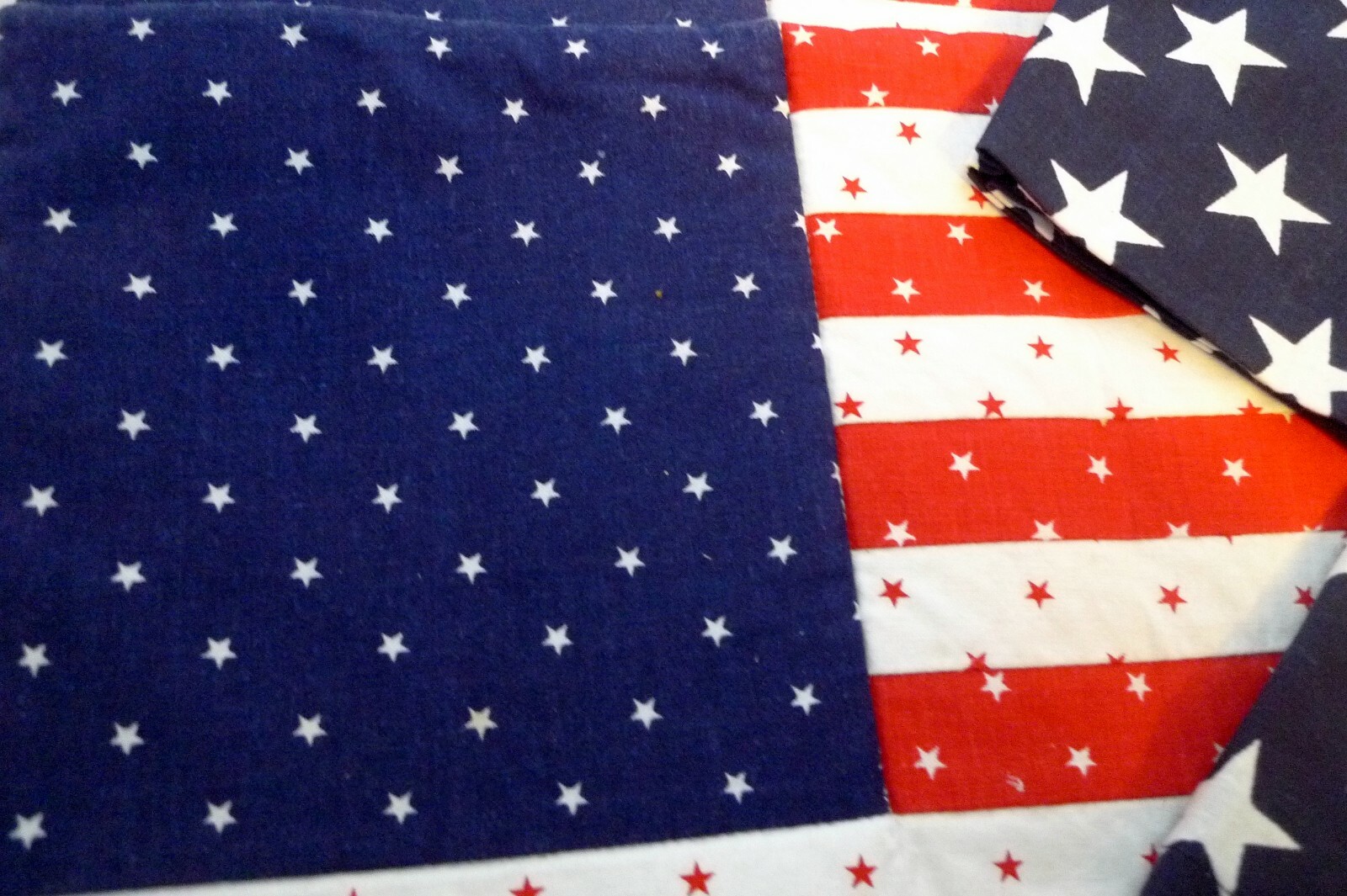 July 4th Flag Lot 4 Napkins Table Placemats 12