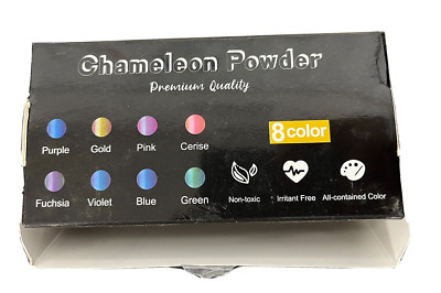 Chameleon Mica Powder, 8 Color Shift Mica Powder for Resin Supplies, Epoxy Resin