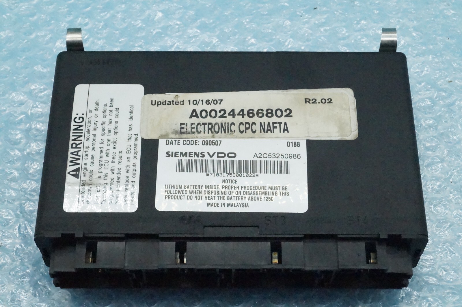 fumiページ Freightliner Cascadia Body Control Module BCM BCU CECU