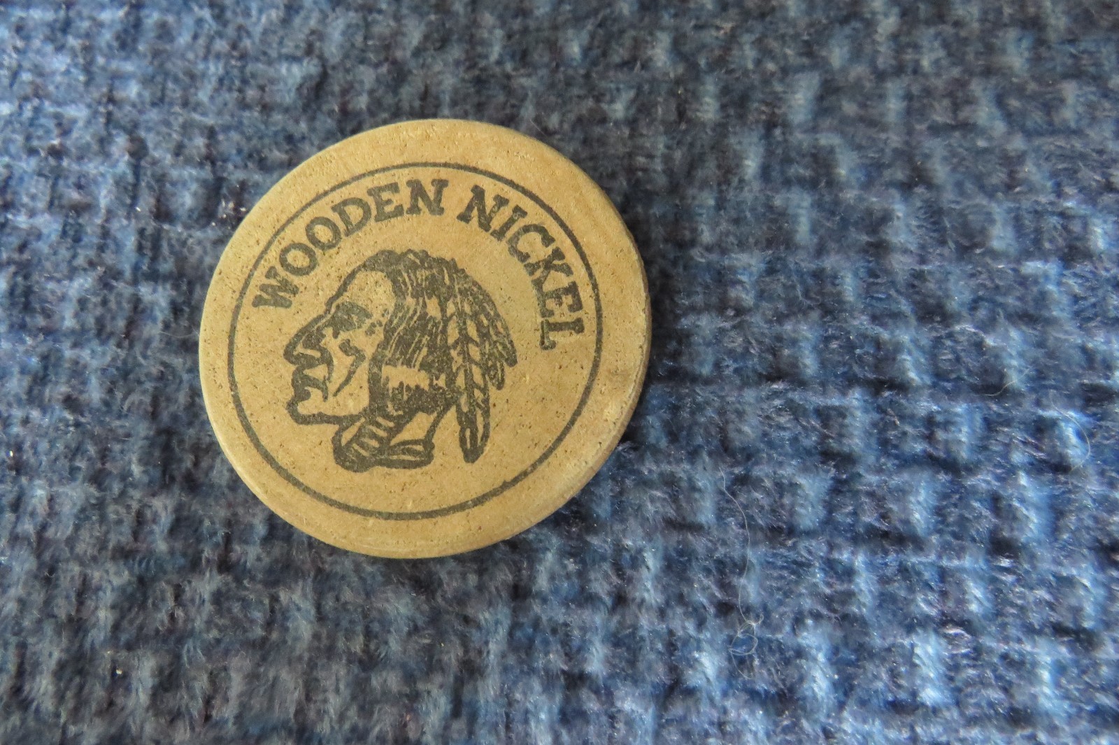 1985 Garibaldi Oregon Wooden Nickel Antiques at Large