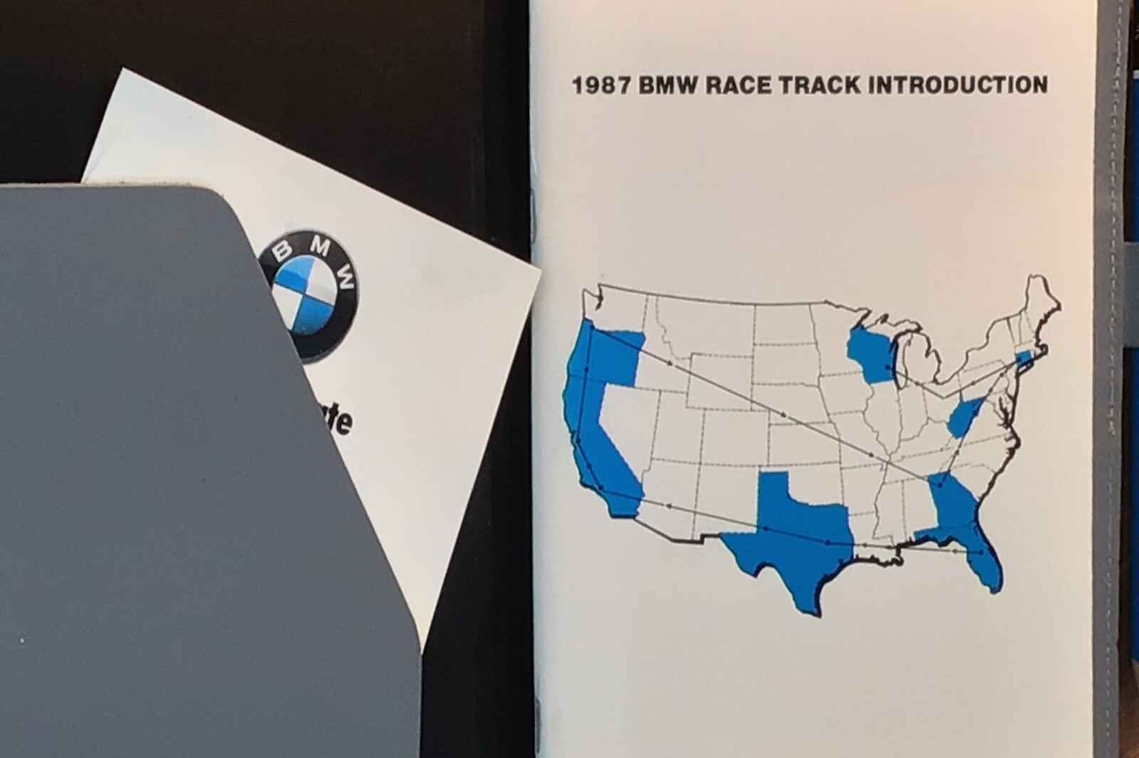 BMW Vintage Race School collector notebook 1987 E30 M3 E24 M6 E28 M5 E9 E32 E31