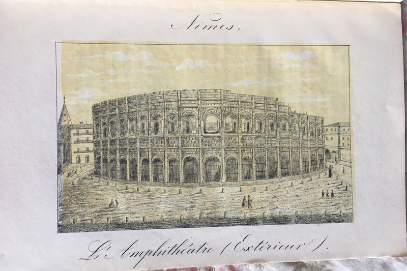 Guide Aux Monuments De NÃMes Et Au Pont Du Gard -Boucoiran 1871 âPlan - Gravures