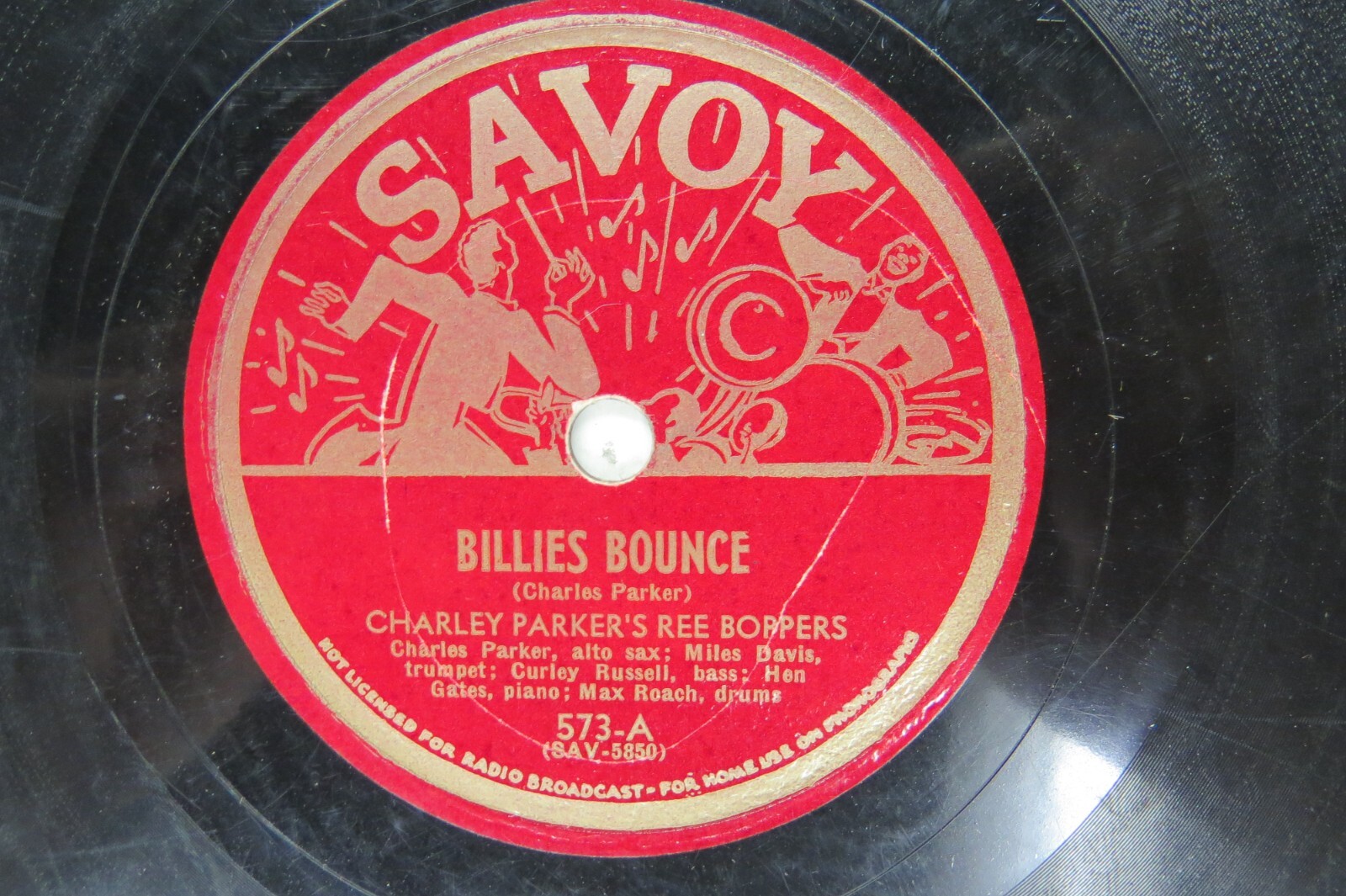 Charley Parker's Ree Boppers - SAVOY 573 - Billie's Bounce
