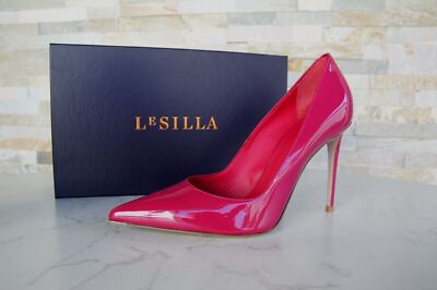 パンプス LE SILLA EVA PUMPS IN PATENT LEATHER Queen purple patent leather pump - Le Silla