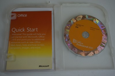 Microsoft Office 2010 Professional USED DISC ONLY 