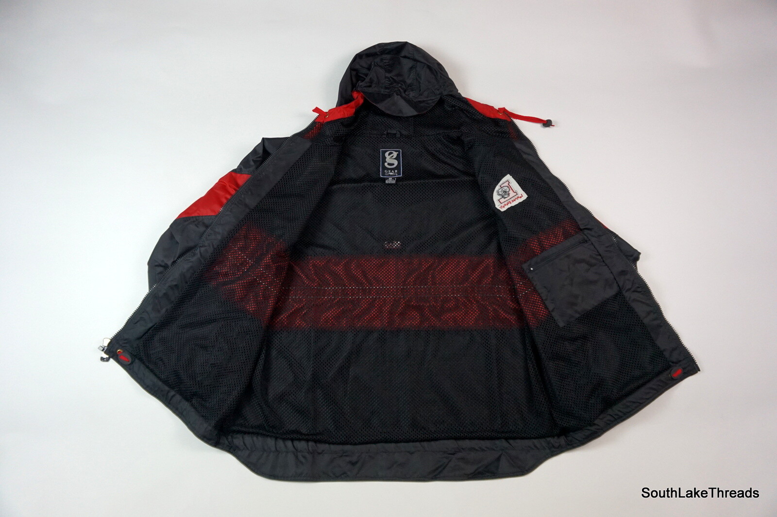 Vintage Men's Lansing Lugnuts Windbreaker Jacket Full Zip MiLB Baseball Sz XL