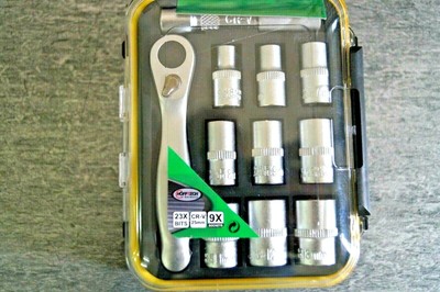 Ratsche Steckschlüssel Bit Satz CrV Mini Ratschenkasten Bits Set 36 tlg Angebot