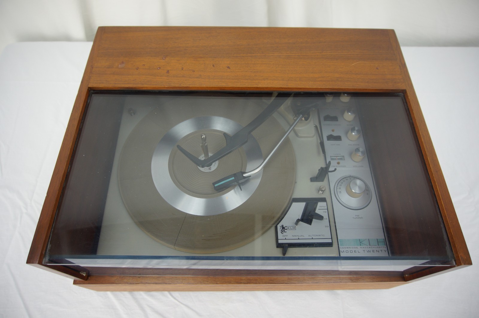 KLH Model Twenty 20 Record Player - AM/FM Stereo Receiver Garrard Turntable Dual