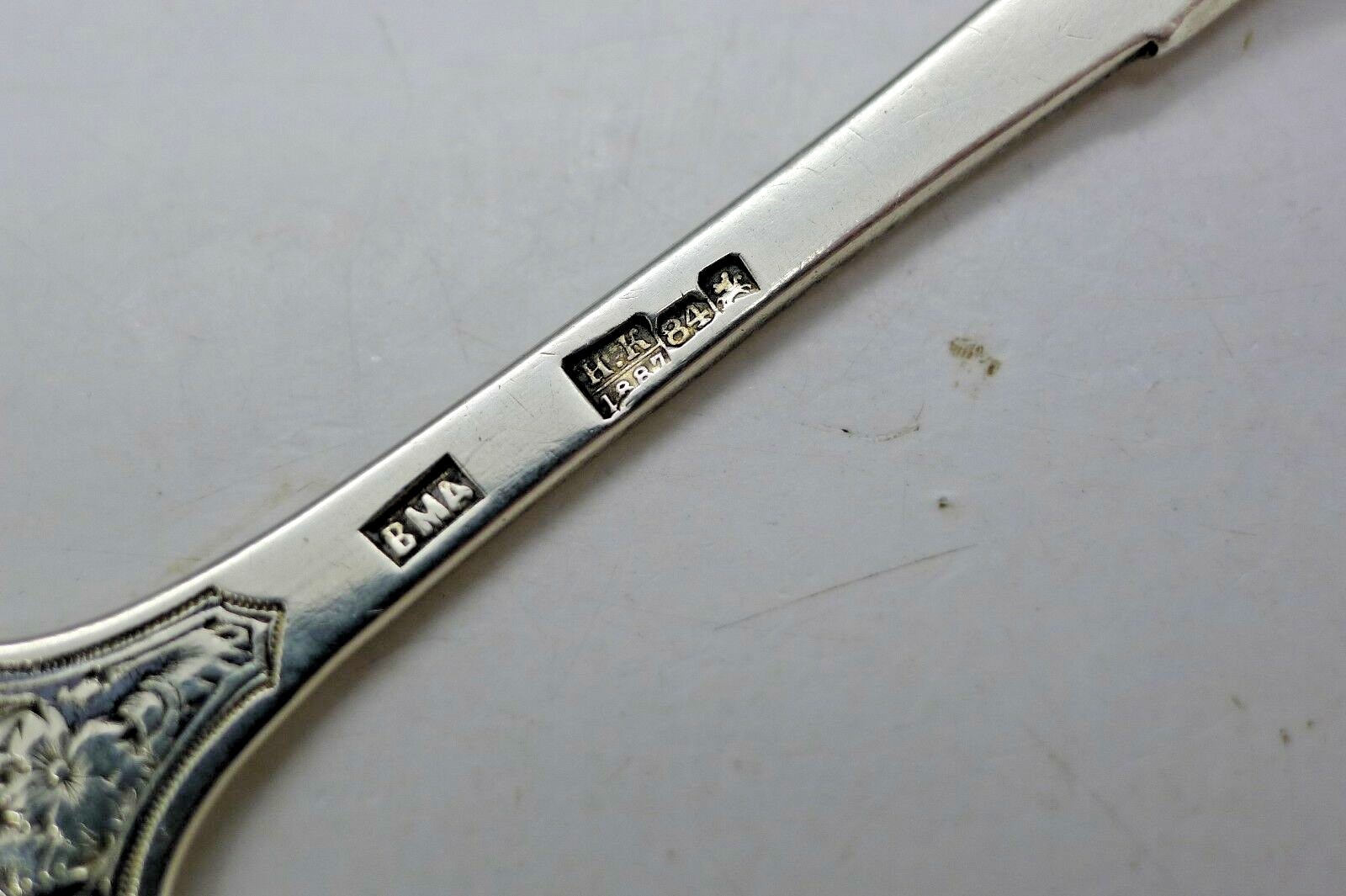 Russian RARE Silver Big Spoon Kremlin c.1887 V.Agafonov Moscow Ivan Yefimovich