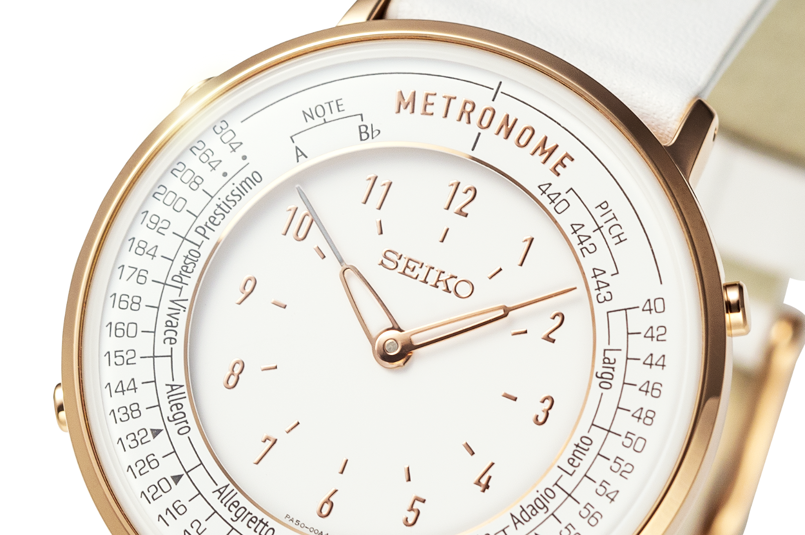 Pre-owned Seiko Metronome Watch Standard Line Color White Smw002a Wristwatch Japan