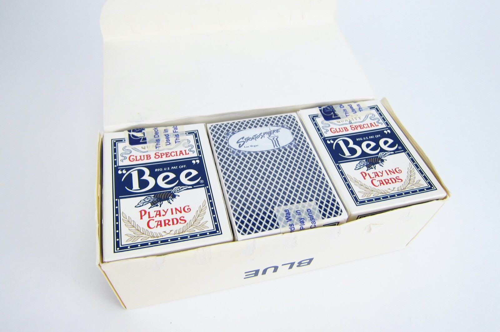 Bee トランプ PLAYING CARDS 青 12個セット Playing Cards Stratosphere Casino Blue Box of 12 Bee Decks