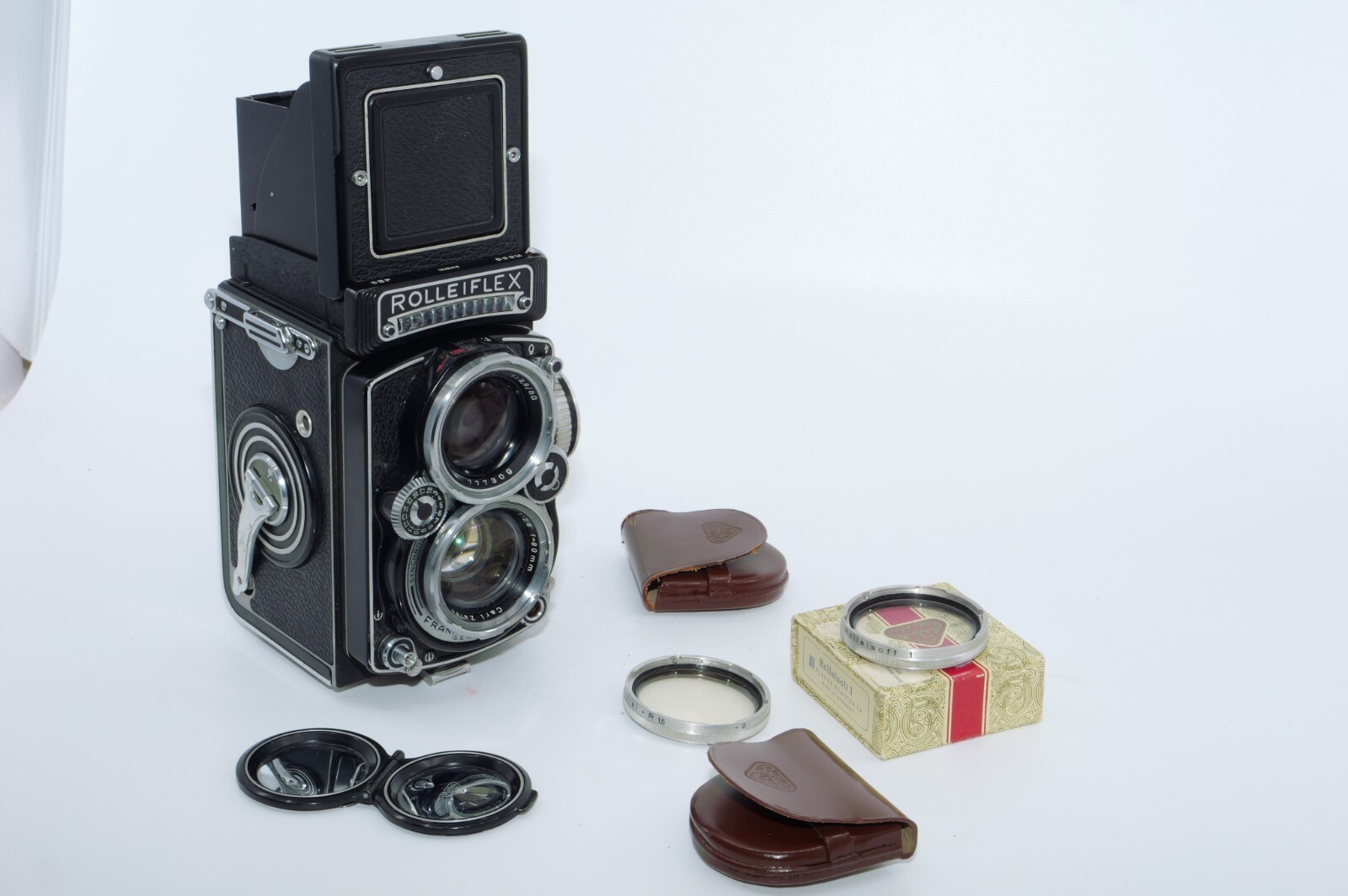 Rolleiflex 2.8E TLR 6x6cm Film camera. Planar 80mm f2.8 lens