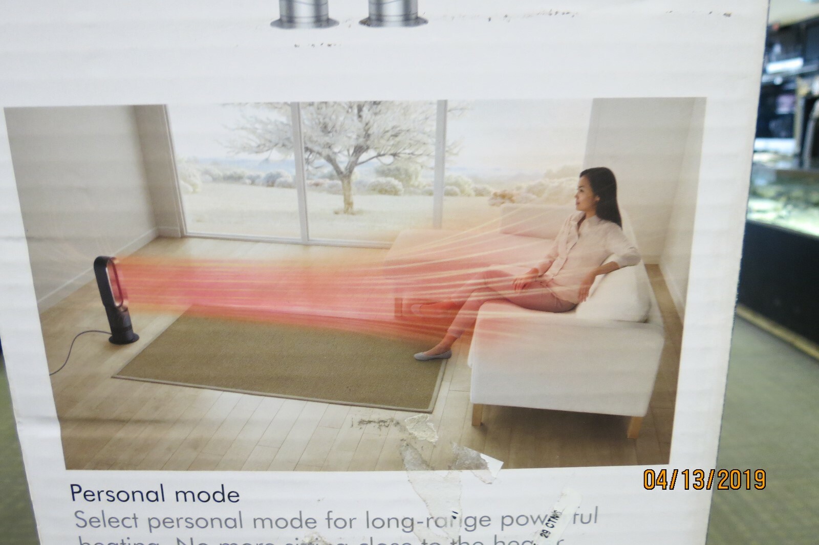 DYSON AM09 HOT + COOL JET FOCUS FAN HEATER WHITE/SILVER NEW