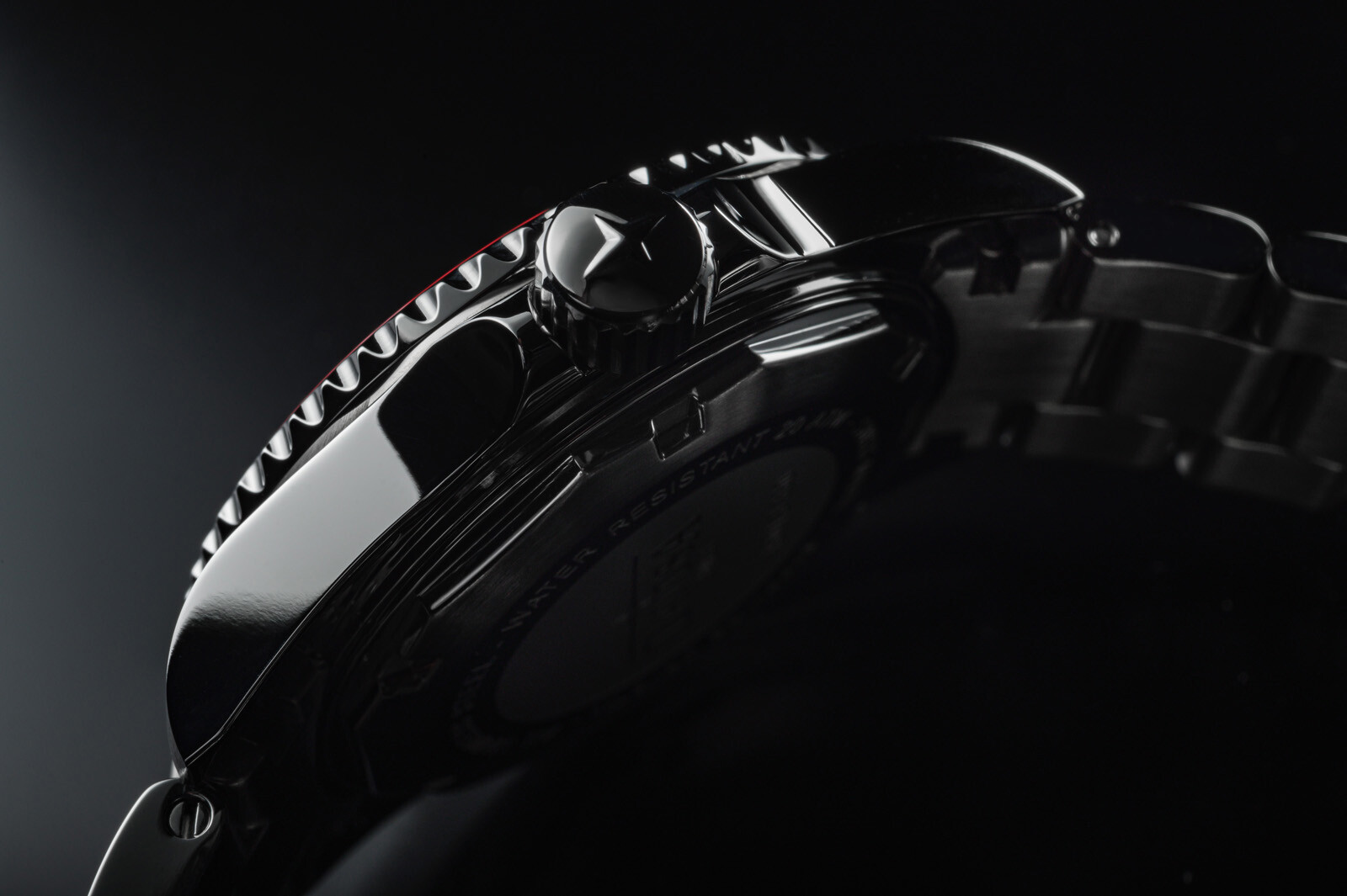 Pre-owned Davosa Ternos Ceramic Automatic Diving Watch Black Red Gmt Bezel 40mm - 16159090