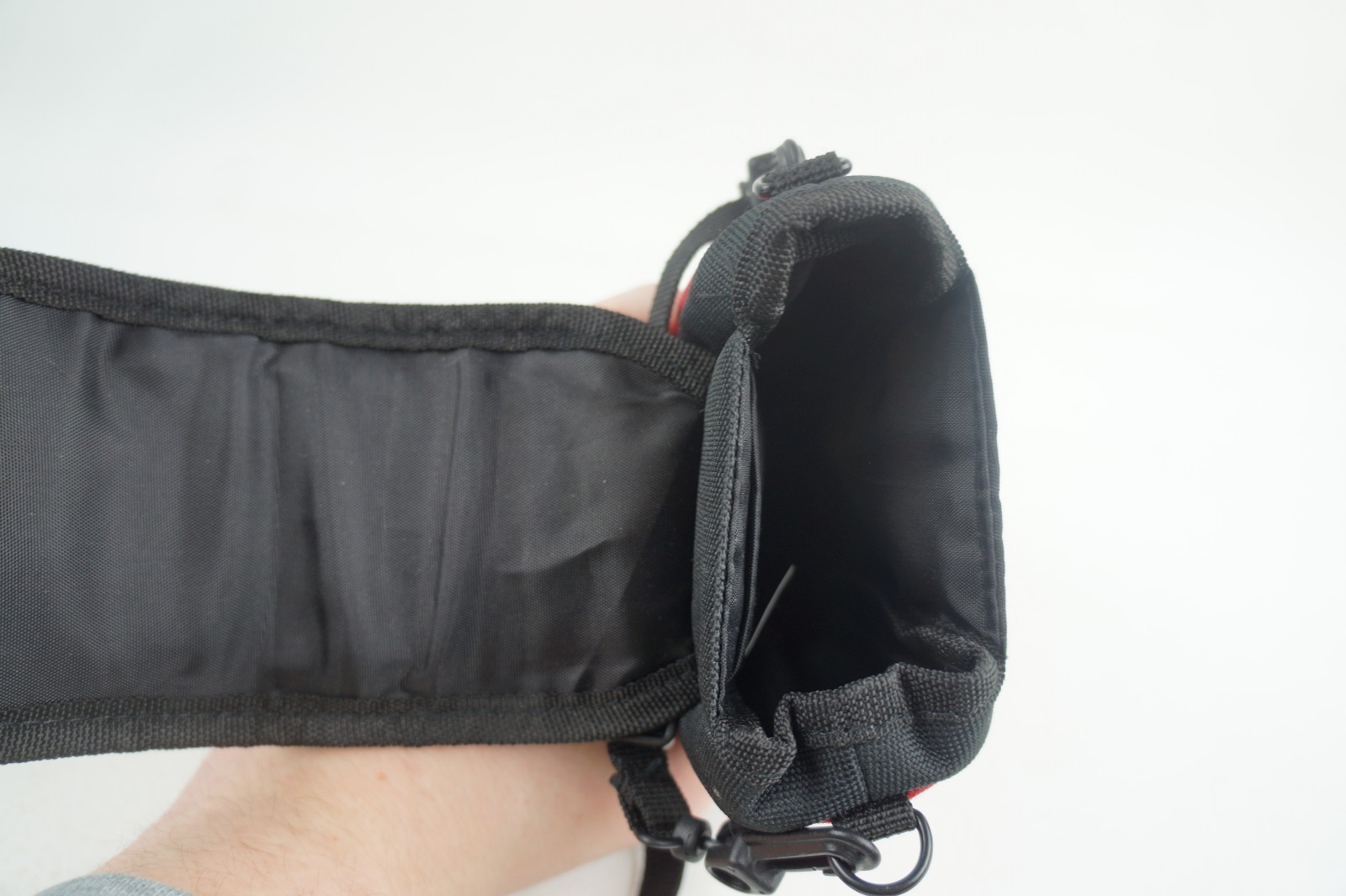 LeZura  Red Camera Case With Shoulder Strap