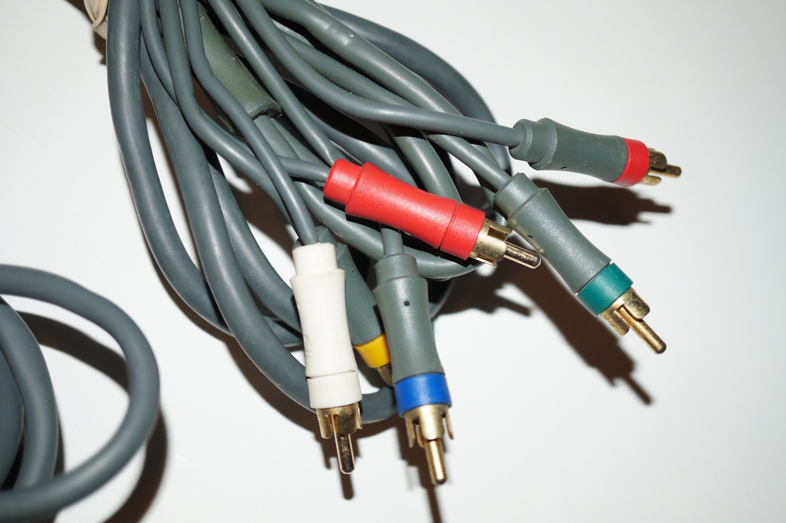 Microsoft Xbox 360 Lot: AV Cable Composite, Component, Power Cord, Optical Audio