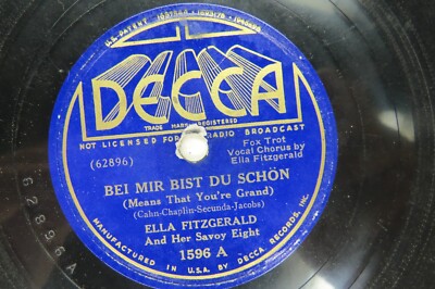 Ella Fitzgerald & Savoy Eight - DECCA 1596 - Bei Mir Bist Du Schon