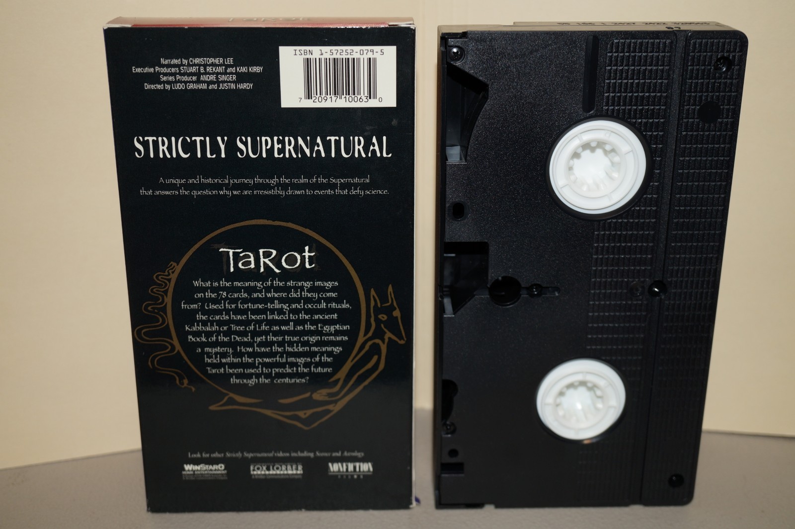 Strictly Supernatural - Tarot (VHS, 1999) Narrated by Christopher Lee