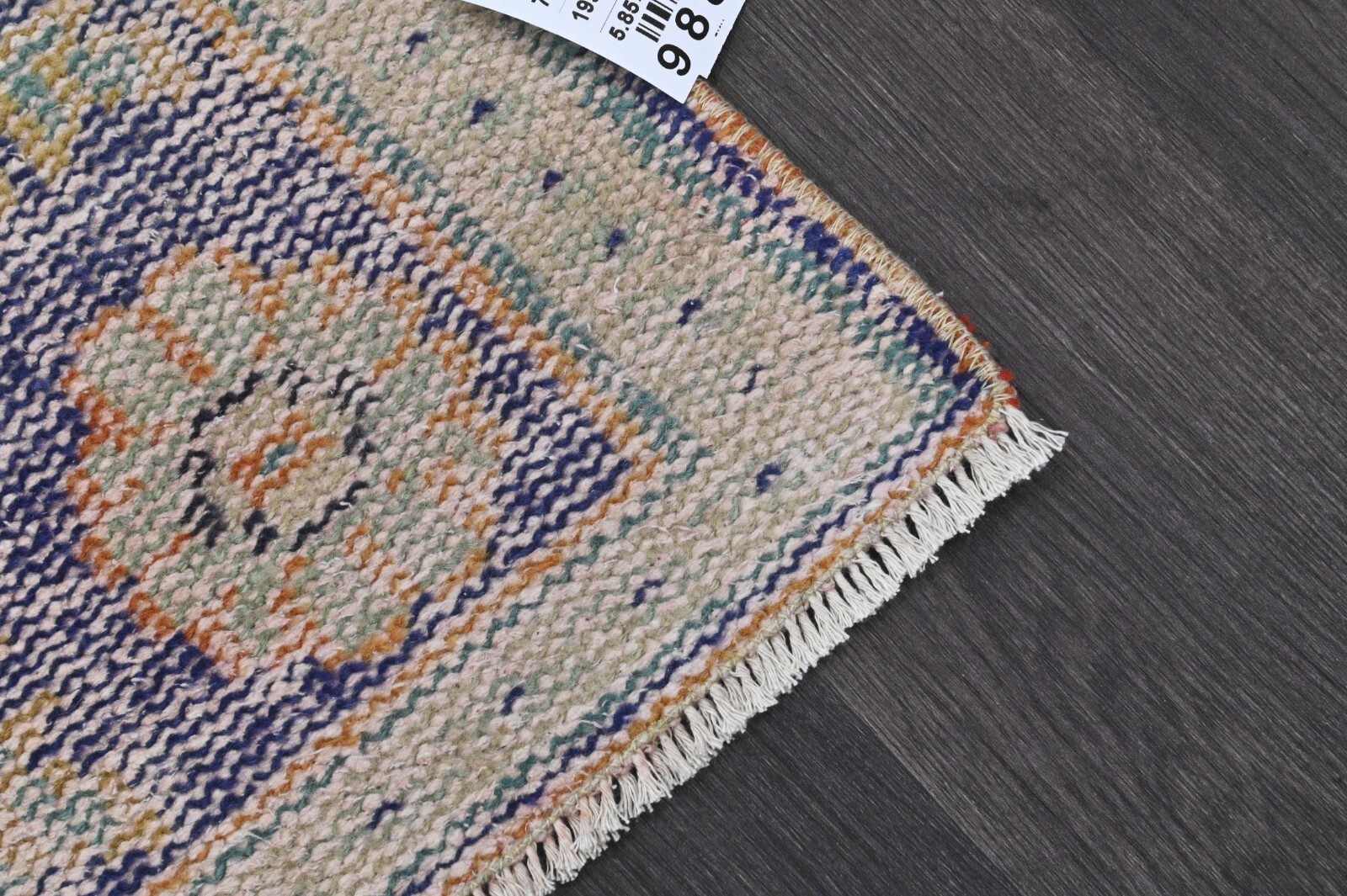 Oushak Turkish Vintage Rug 6x10 Kilim Rug Anatolian Handmade Boho Decor ORANGE