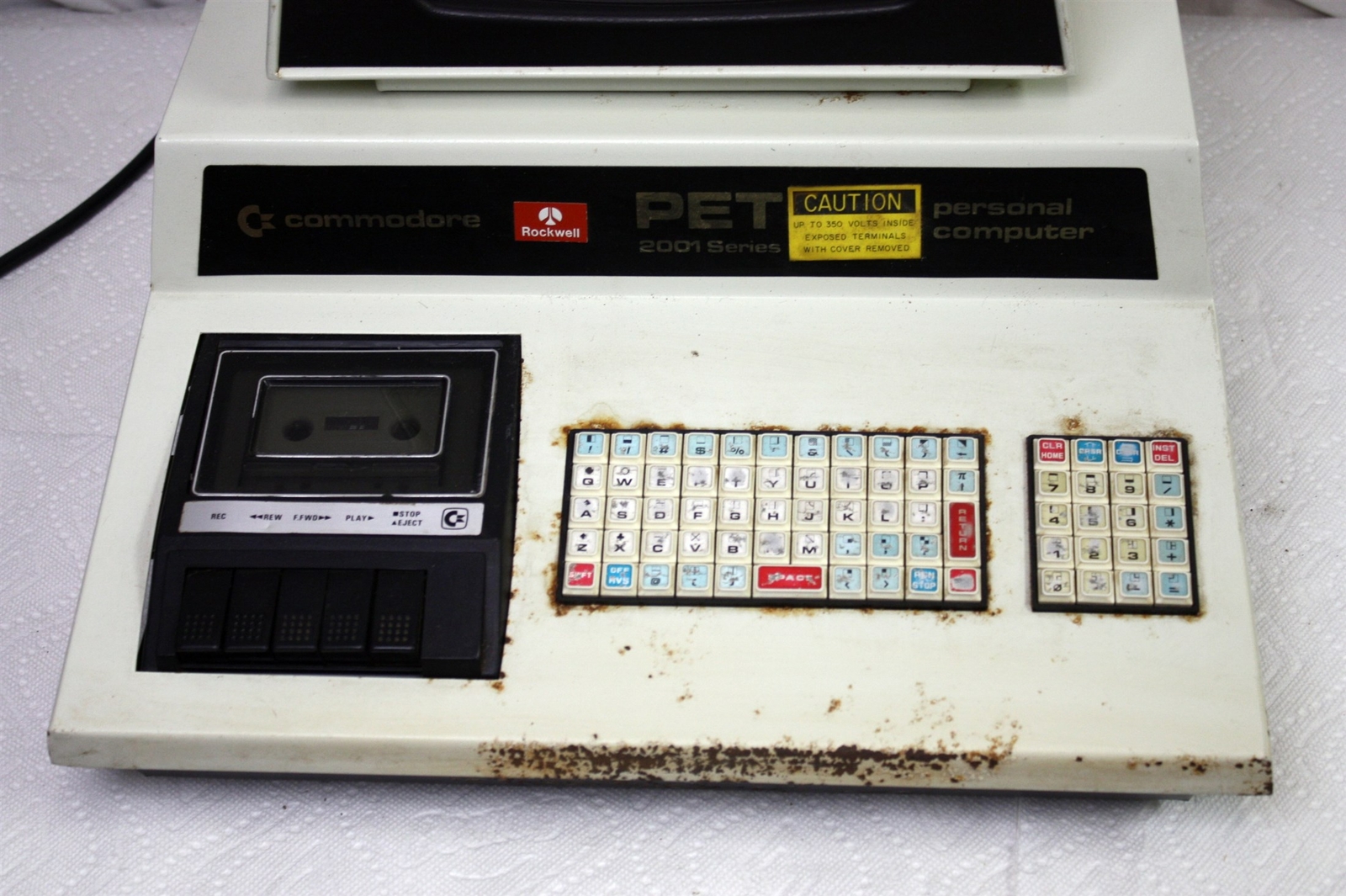 Vintage Commodore PET 2001 - 8 Computer w Chiclet Keyboard & Cassette, Chicklet