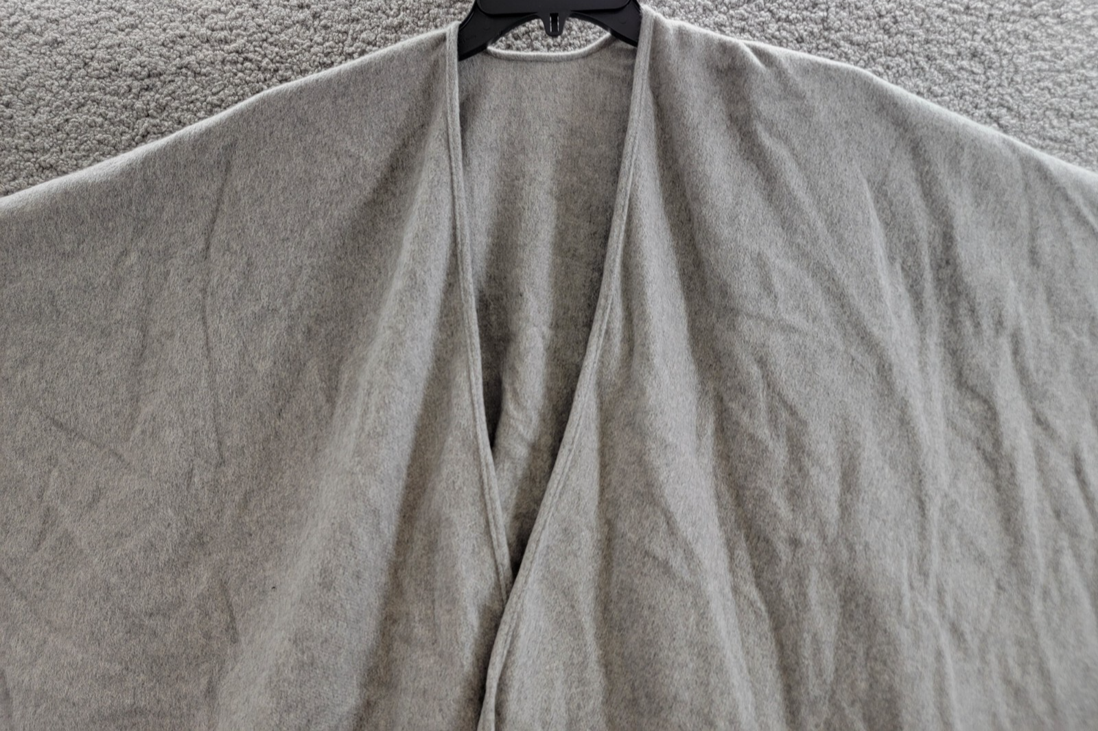 rag & bone Cashmere Poncho Women's One Size Heather Grey - Picture 3 of 14