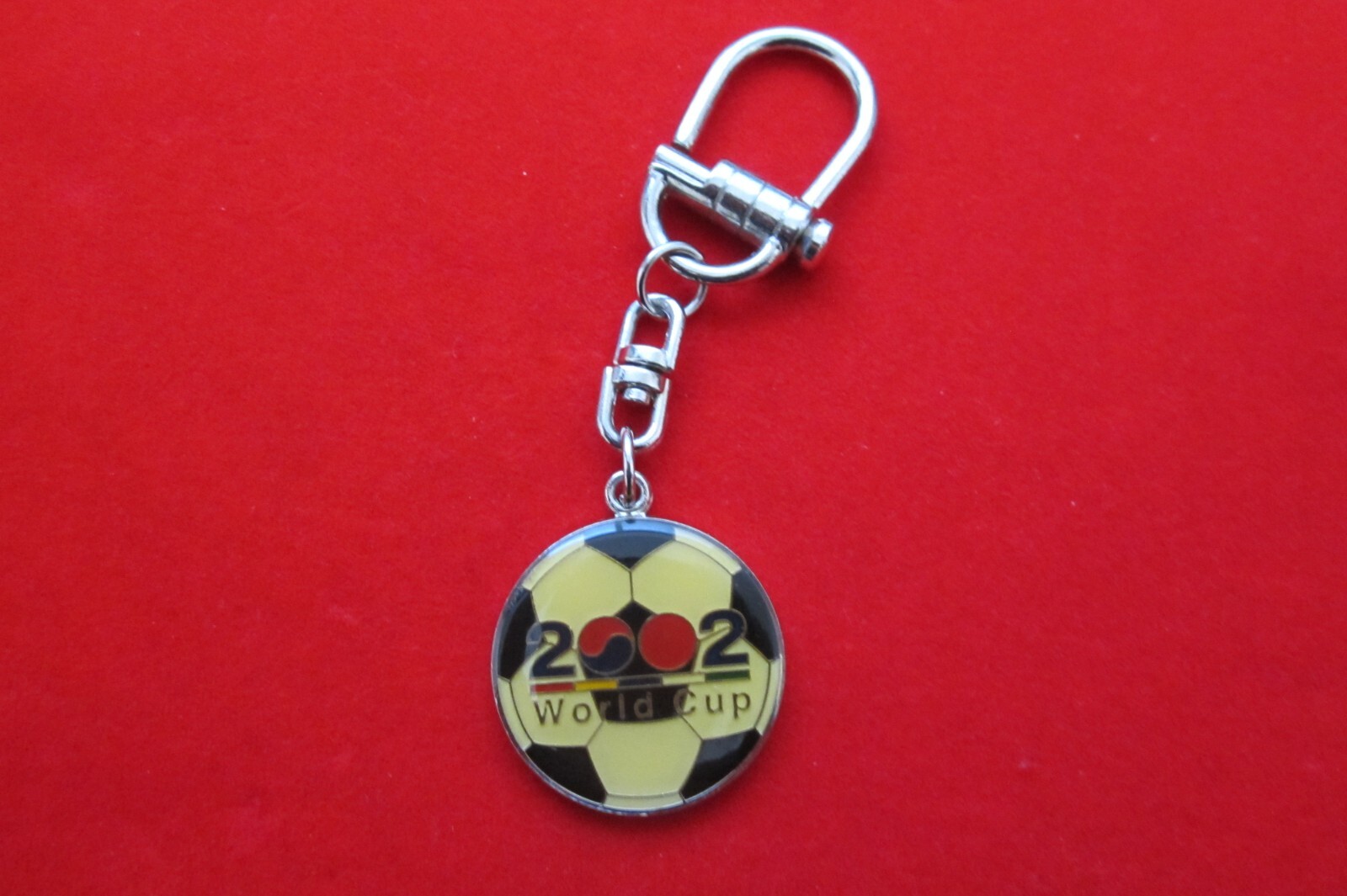 サッカー日韓W杯2002年公式韓国キーリング/キーチェーン 2002 Fifa World Cup - Korea Japan Keyring - Officialy