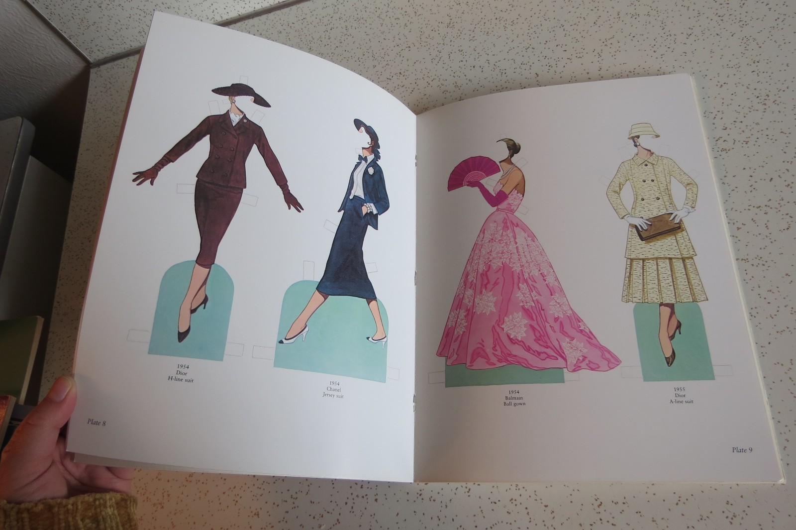 Vintage Lot Four Tom Tierney Fashion Paper Doll Sets: 20's, 30's, 40's and 50's