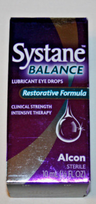 Systane Balance Lubricant Eye Drops 10 mL 0.33 fl oz Exp 08/25 NEW