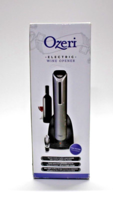 Electric Wine Opener Ozeri Pro Bottle Silver