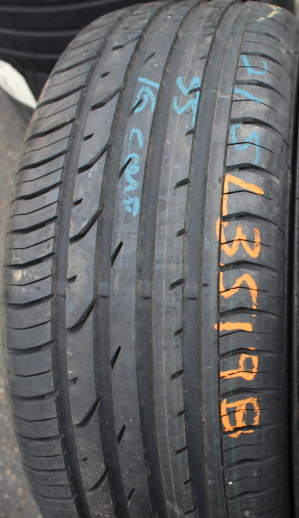 New 215 55 16 Continental, C Premium Contact 2, 93H, x1 Tyre (F1_tyres) L3519